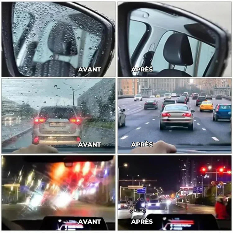 Invisible Rain Shield for Windshield