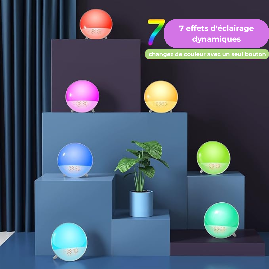 Sunrise Alarm Clock with Sunset Simulation