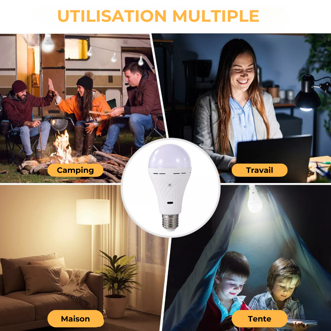 Rechargeable LED Bulb with Remote