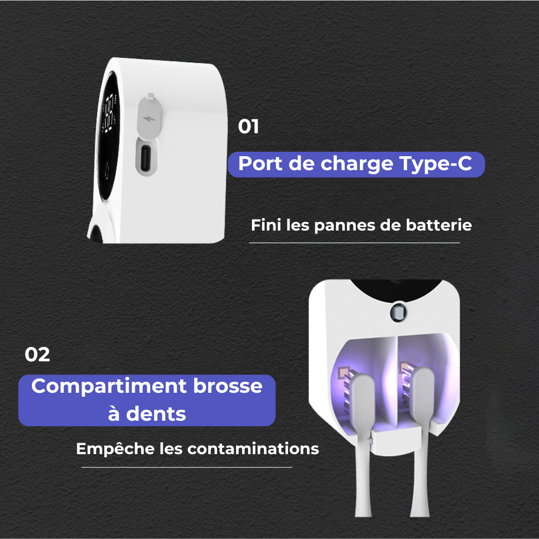 UV Toothbrush Sterilizer - Touchless Cleaning