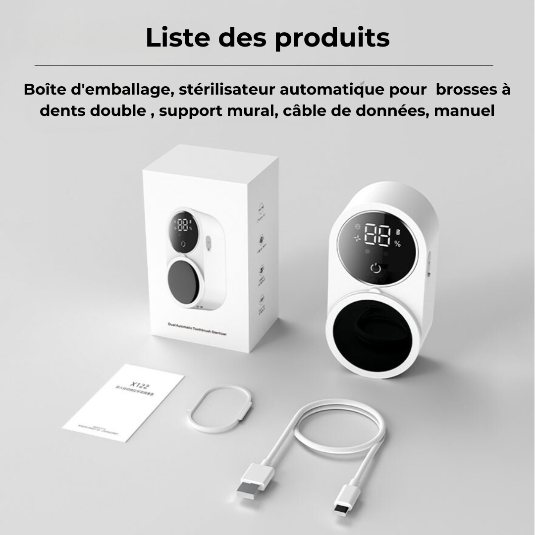 UV Toothbrush Sterilizer - Touchless Cleaning