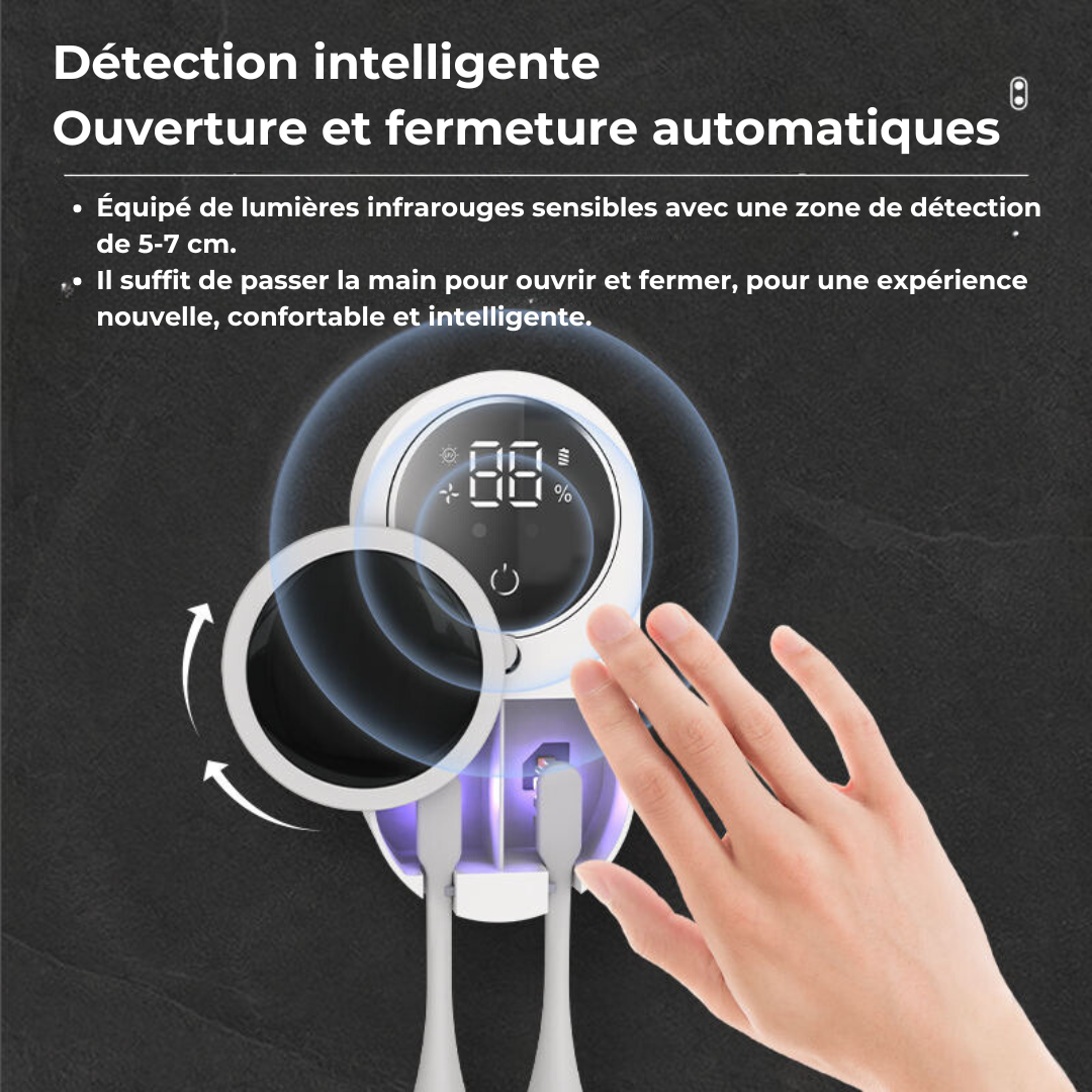 UV Toothbrush Sterilizer - Touchless Cleaning