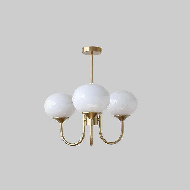 Floral Elegance Macaron Chandelier Design