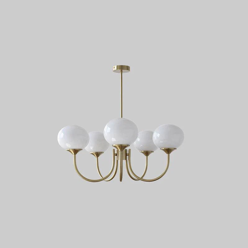 Floral Elegance Macaron Chandelier Design