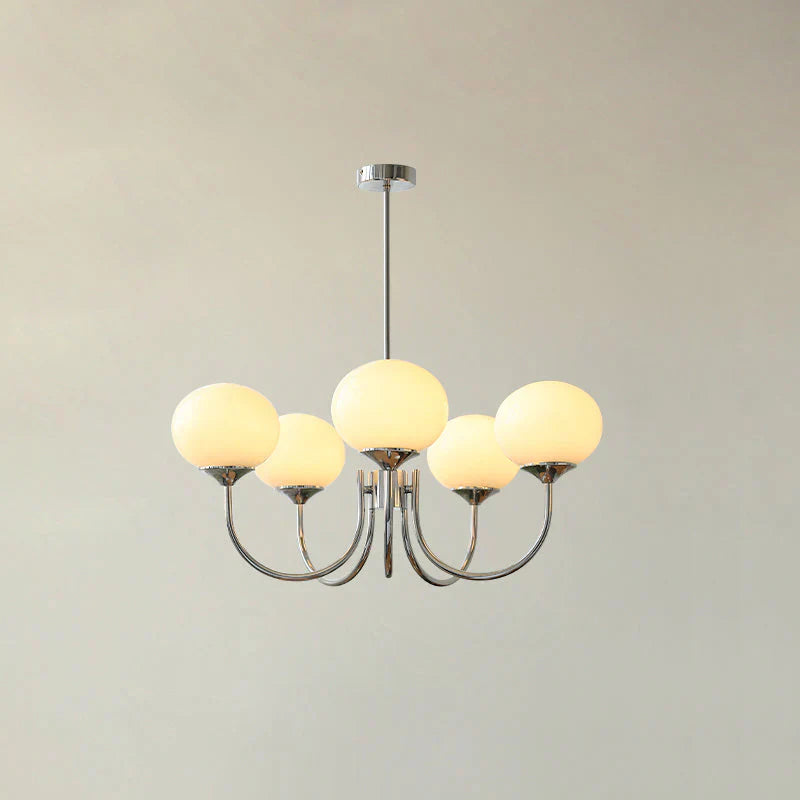 Floral Elegance Macaron Chandelier Design