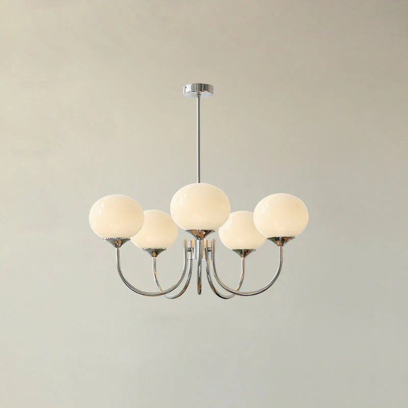 Floral Elegance Macaron Chandelier Design