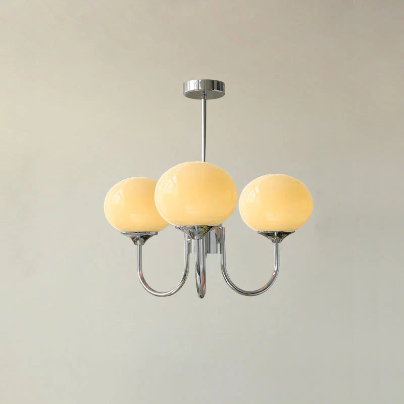 Floral Elegance Macaron Chandelier Design