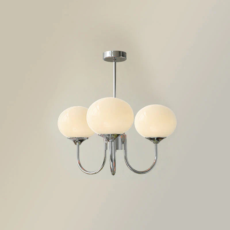 Floral Elegance Macaron Chandelier Design