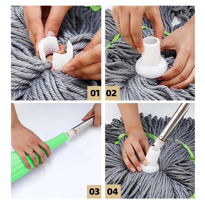TurboDry Ultra Absorbent Mop for Quick Cleaning