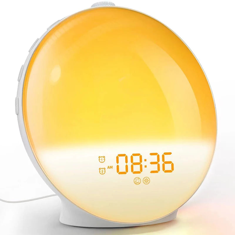 Sunrise Alarm Clock with Sunset Simulation
