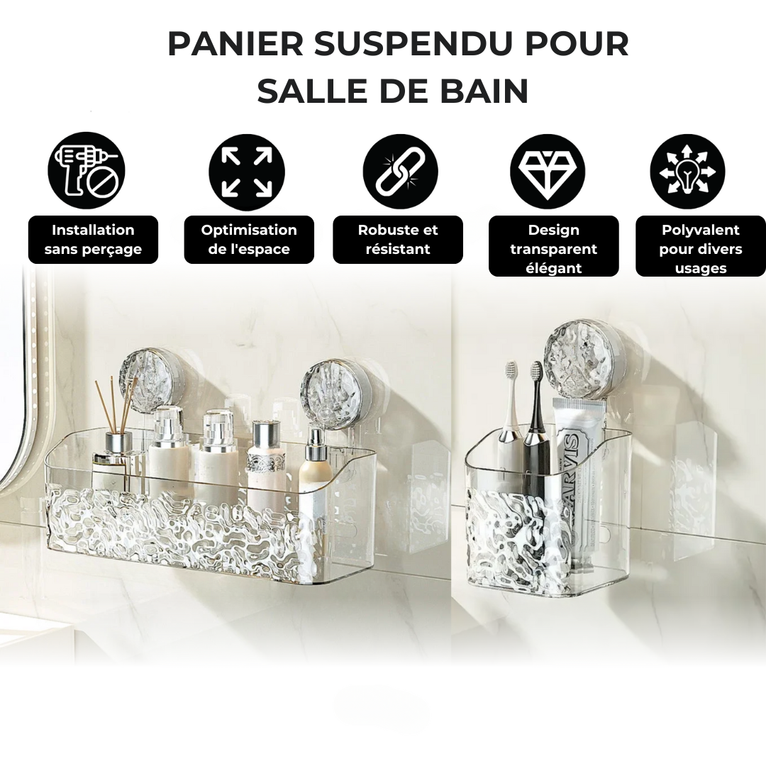 Adhesive Wall Shelf for Easy Storage