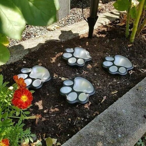 Fairy Garden Lighted Stakes, 4 Pcs